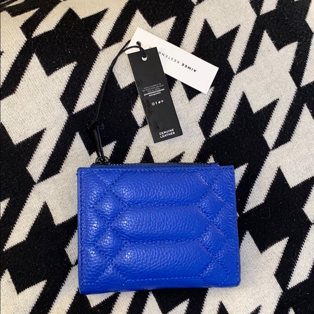 Blue leather Aimee Kestenberg Wallet